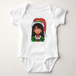 Baby Jersey Weihnachtsdesign Baby Strampler
