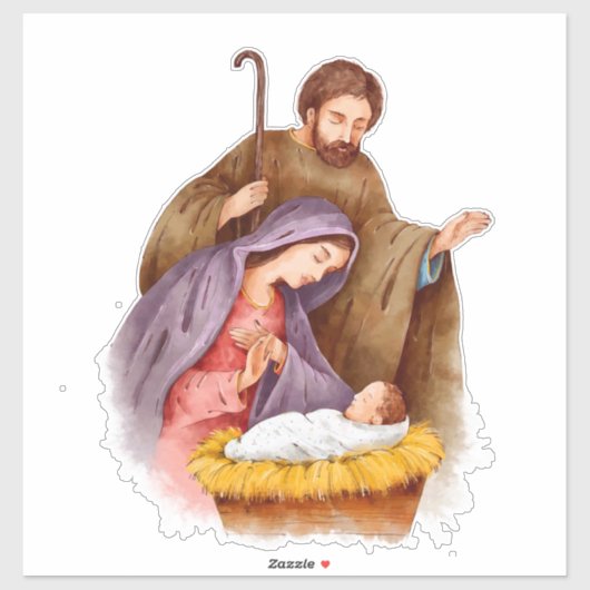 Baby Jesus Aufkleber (Blatt)