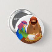 Baby Jesus Button (Vorne & Hinten)