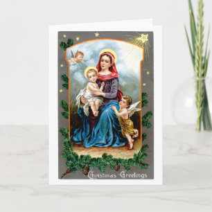 Baby Jesus Christmas Greeting Feiertagskarte