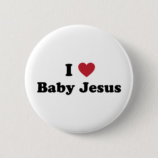 Baby Jesus der Liebe I Button (Vorderseite)