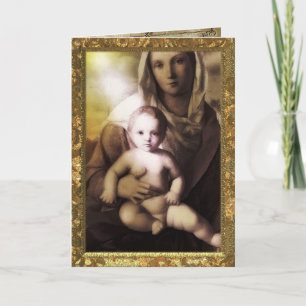 Baby Jesus, der Retter Feiertagskarte