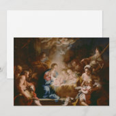 Baby Jesus Einladung (Vorne/Hinten)