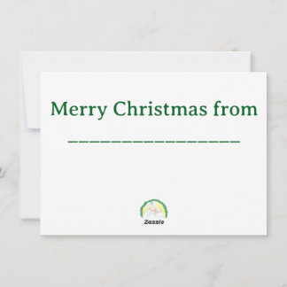 Baby Jesus Enwreathed Feiertagskarte