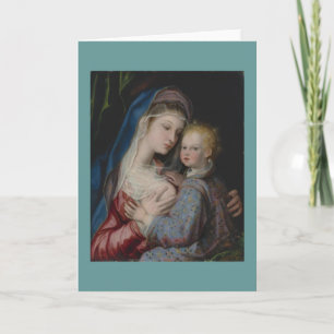 Baby Jesus Feiertagskarte