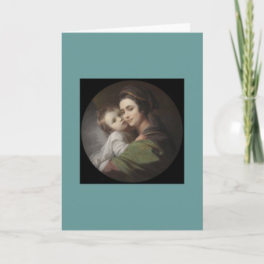 Baby Jesus Feiertagskarte (Vorderseite)