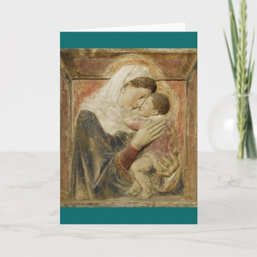 Baby Jesus Feiertagskarte (Vorderseite)