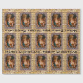 Baby Jesus geboren, viktorianisches zu retten Geschenkpapier (Flach)