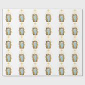 Baby Jesus Geschenkpapier (Flach)