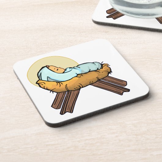 Baby Jesus: Getränkeuntersetzer (Linke Seite)