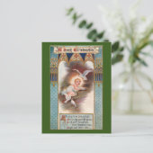 Baby Jesus Holiday Postcard Feiertagspostkarte (Stehend Vorderseite)