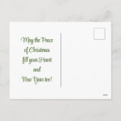 Baby Jesus Holiday Postcard Feiertagspostkarte (Rückseite)