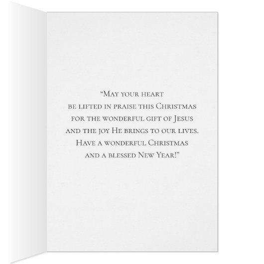 Baby Jesus in den Krippen-WeihnachtsblumenNoten (Innen (Rechts))