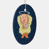 Baby Jesus in Gefahr Keramik Ornament (Rechts)