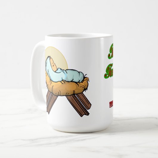 Baby Jesus: Kaffeetasse (Vorderseite Links)