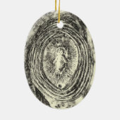 Baby Jesus Keramik Ornament (Hinten)