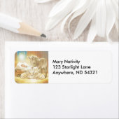 Baby Jesus Krippe mit Lämmern und Esel (Insitu)