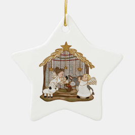 Baby Jesus Krippe Ornament