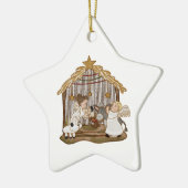 Baby Jesus Krippe Ornament (Links)