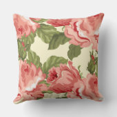 Baby-Jesus-Krippen-Rosa-Rosen St. Therese Kissen (Rückseite)