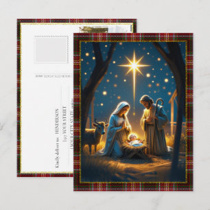 Baby Jesus Krippenszene Foto Frohe Weihnachten