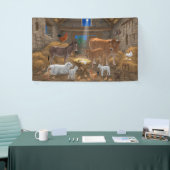Baby Jesus Manger Heilige Nacht Weihnachtskrippe Banner (Messeveranstaltung)