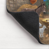 Baby Jesus Manger Heilige Nacht Weihnachtskrippe Mousepad (Ecke)
