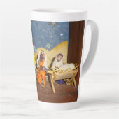 Baby Jesus Mary drei Könige Weihnachtskrippe Milchtasse (Rechte Ecke)