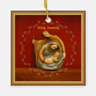 Baby Jesus, Mary, Joseph, Heilige Familie, Bethleh Keramikornament