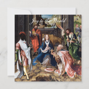 Baby Jesus mit den Weisen Karte