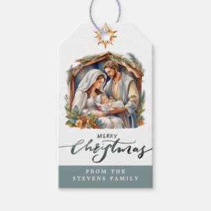 Baby Jesus Nativity Gift Tags Geschenkanhänger