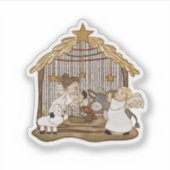 Baby Jesus Nativity Sticker (Vorderseite)