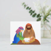 Baby Jesus Postkarte (Stehend Vorderseite)