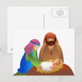 Baby Jesus Postkarte (Vorne/Hinten)