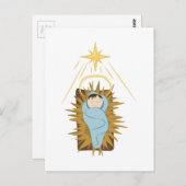 Baby Jesus Postkarte (Vorne/Hinten)