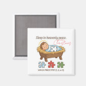 Baby Jesus Puzzle-Pattern-Spiel Magnet (Vorderseite/Rückseite)