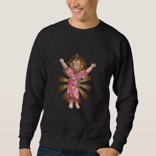 Baby Jesus religion Sweatshirt (Vorderseite)