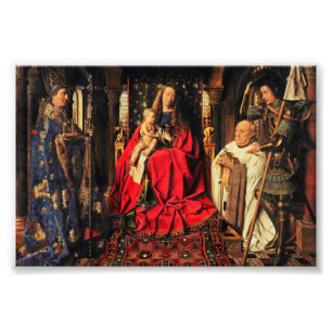 Baby Jesus Touching Dove Fotodruck