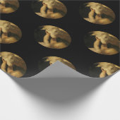 Baby Jesus Touching Lamb Gesicht Geschenkpapier (Ecke)