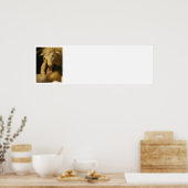 Baby Jesus Touchs Lamb Poster (Küche)