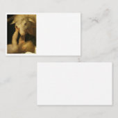 Baby Jesus Touchs Lamb Terminkarte (Vorne/Hinten)