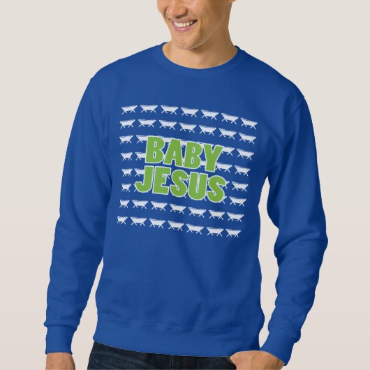 Baby Jesus Ugly Sweatshirt (Vorderseite)
