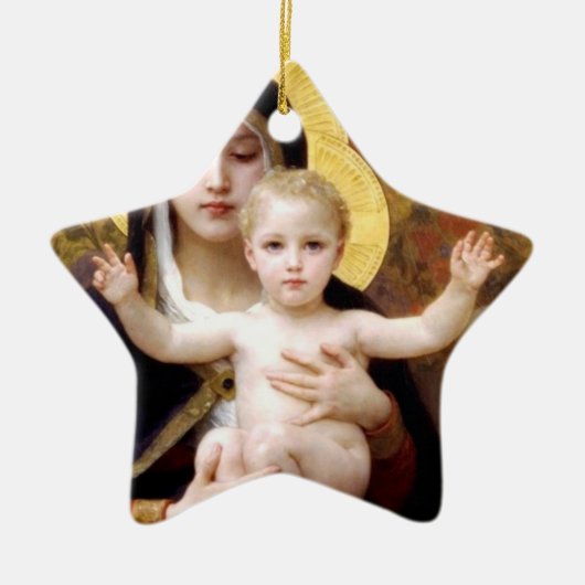Baby-Jesus-Verzierung Keramik Ornament (Vorne)