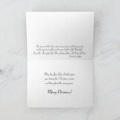 Baby-Jesus-Weihnachtskarte Feiertagskarte (Innenseite)