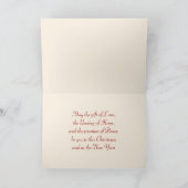 Baby Jesus Weihnachtskarten Feiertagskarte (Innenseite)