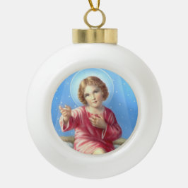 Baby-Jesus-Weihnachtsverzierung Keramik Kugel-Ornament