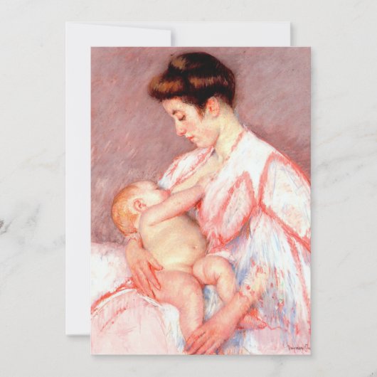 Baby John wird versorgt | Mary Cassatt (Vorderseite)