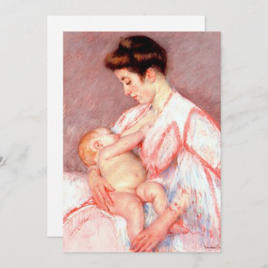 Baby John wird versorgt | Mary Cassatt (Vorne/Hinten)