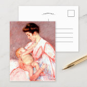 Baby John wird versorgt | Mary Cassatt Postkarte
