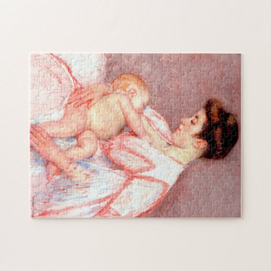 Baby John wird versorgt | Mary Cassatt Puzzle (Horizontal)